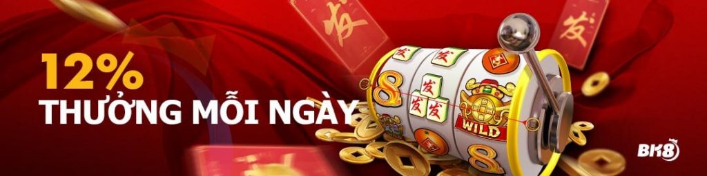 thưởng mỗi ngày 12%