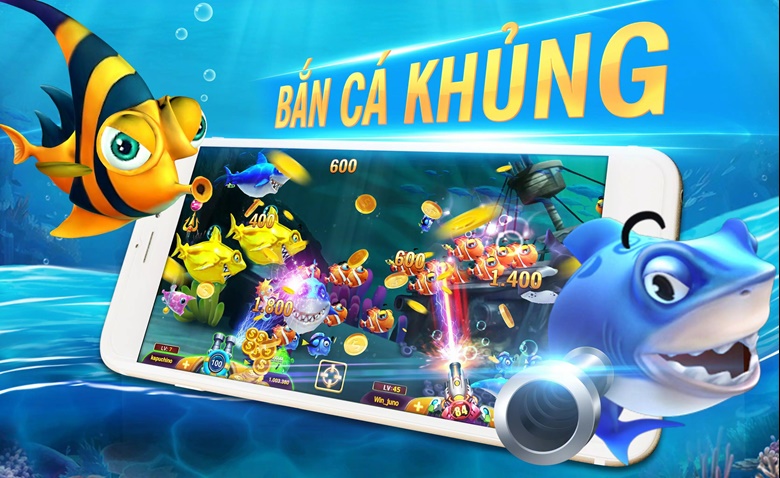 Chọn game giải trí trong Thế giới bắn cá