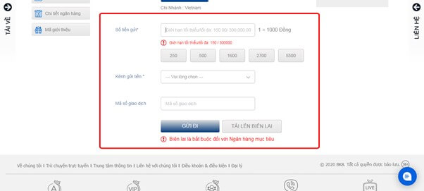 Giao dịch qua Internet Banking