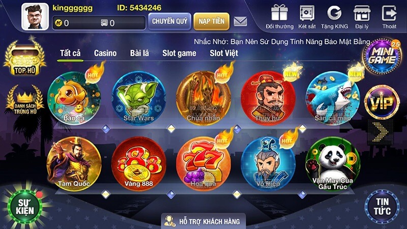 3) King Fun - Game bài tặng tiền nhanh chóng