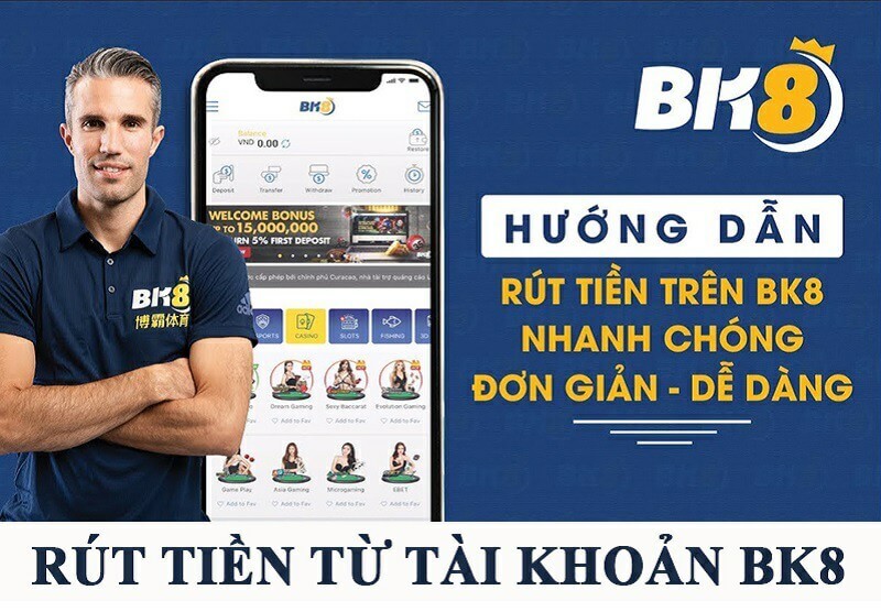 Hướng dẫn rút tiền crypto tại BK8