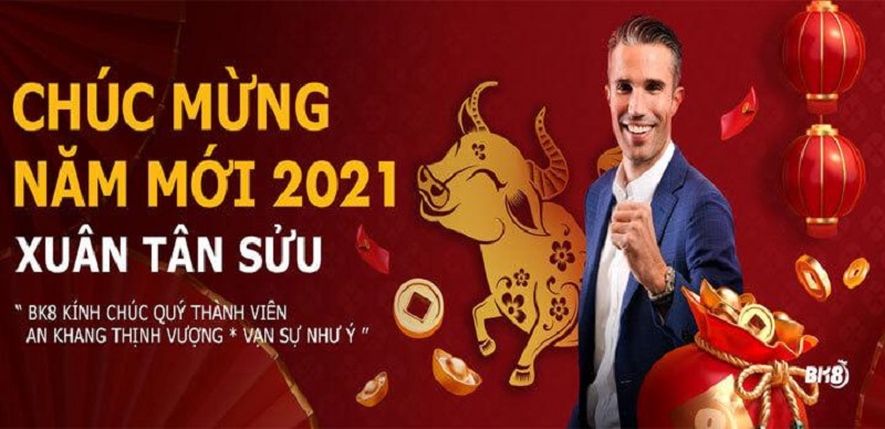 Robin Van Persie gửi lời chúc đến mọi người chơi tại BK8